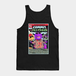 Barney Commit Tax Fraud Tank Top